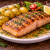 Salmão grelhado
